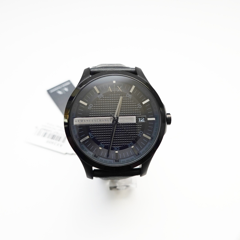 ARMANI EXCHANGE BLACK TEXTURED DIAL WATCH - Picture 5 of 6